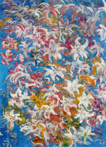 第91回二科展「ロイヤルブルー」116.7×90.9cm　2006年