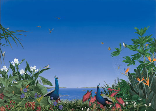 「夢想植物園…Ｙ」1990年　162.1×227.3cm　横浜美術館蔵