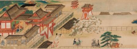 重要文化財「松崎天神縁起絵巻」 鎌倉時代・応長元(1311)年 山口・防府天満宮蔵(展示:5月8日~6月2日)