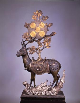 重要文化財「春日神鹿御正体」 鎌倉~南北朝時代・14世紀 細見美術館蔵