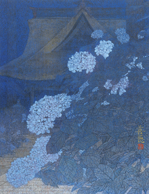 「紫陽花の咲く頃」53.0×40.9cm