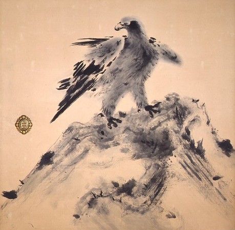 東寺小子房「鷲の間」襖絵12面のうち1面　1934年