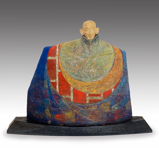 「盲いたる目差し」45×45×10cm