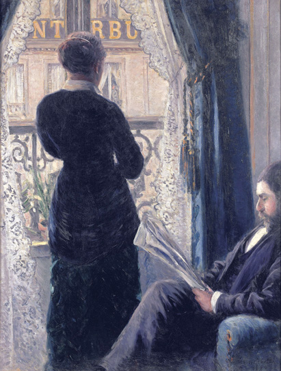 ｢室内—窓辺の女性｣　　1880年　　個人蔵　　©Private Collection
