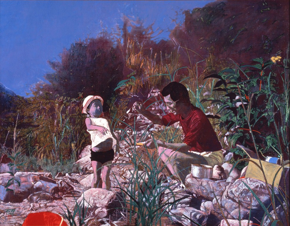 「朝食」 佐藤一郎 宮城県美術館所蔵 1984年