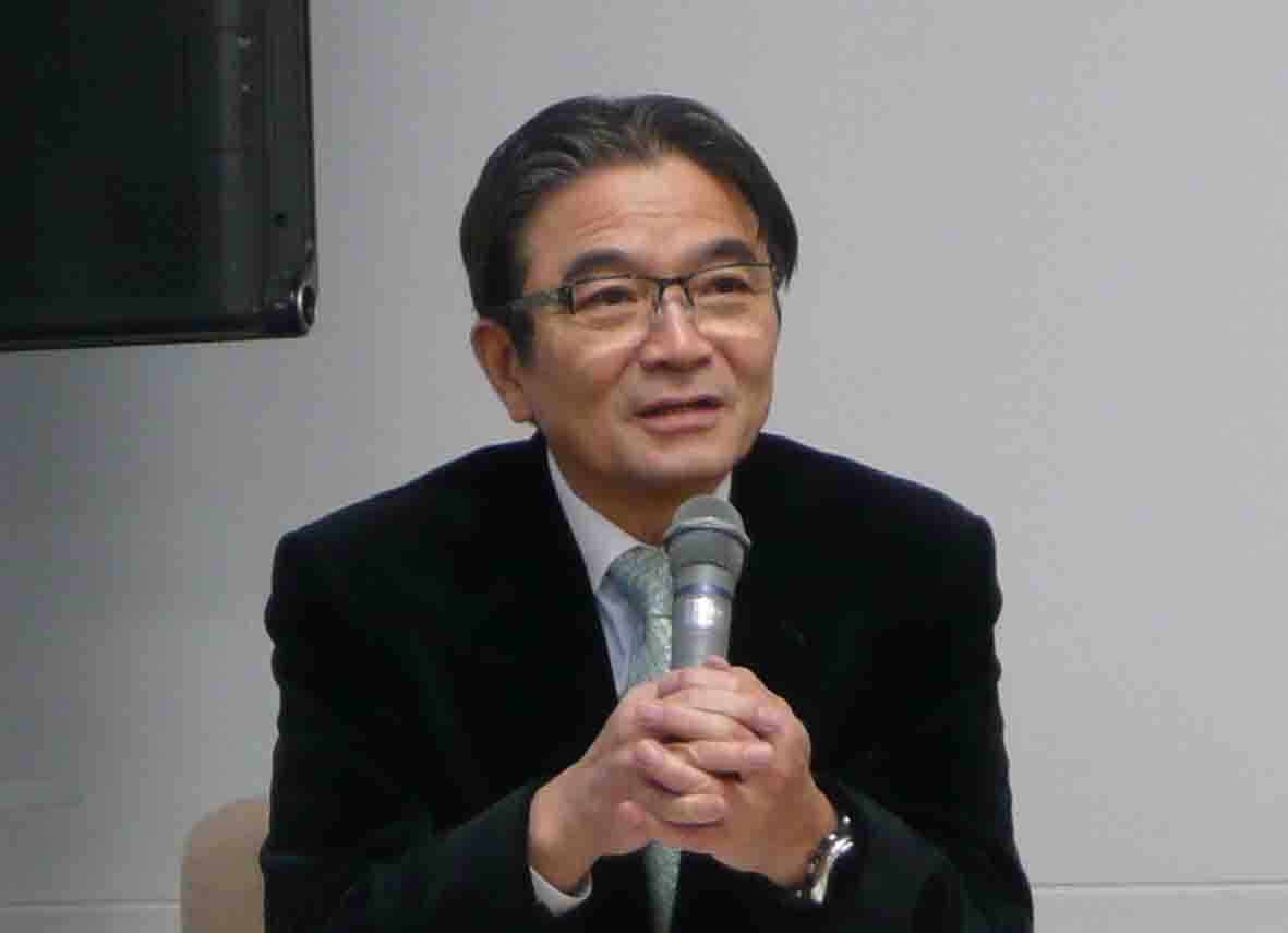 抱負を述べる宮田亮平東京藝術大学長