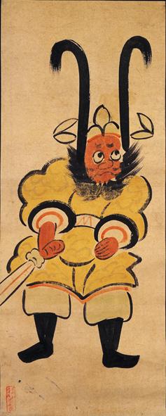 「鍾馗」（しょうき） 江戸時代・19世紀 大津市歴史博物館蔵　