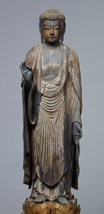 神奈川県指定文化財　阿弥陀如来立像（神奈川・浄妙寺）