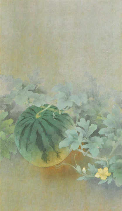 「西瓜」2009年　86.7×50.3cm