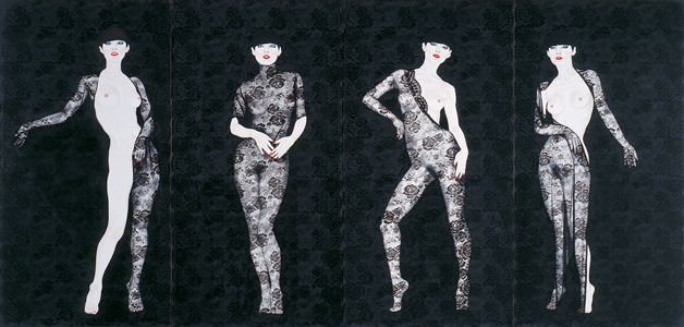 加山又造「黒い薔薇の裸婦」1976年　東京国立近代美術館蔵