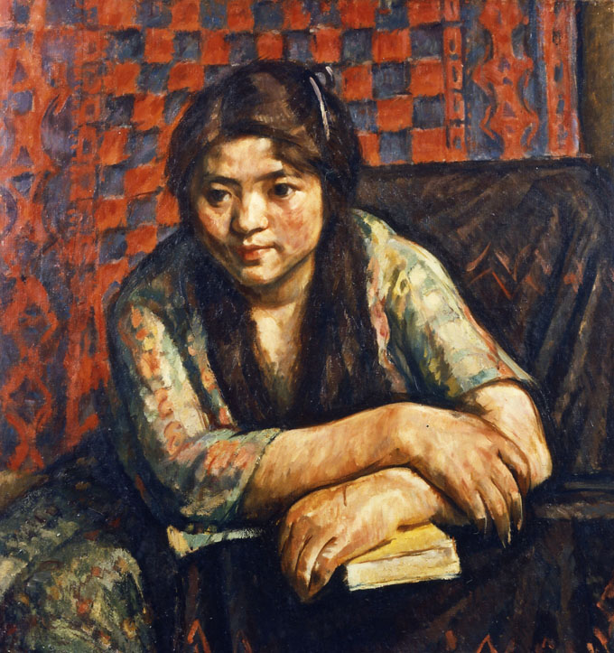 中村彝 《小女》 1914年