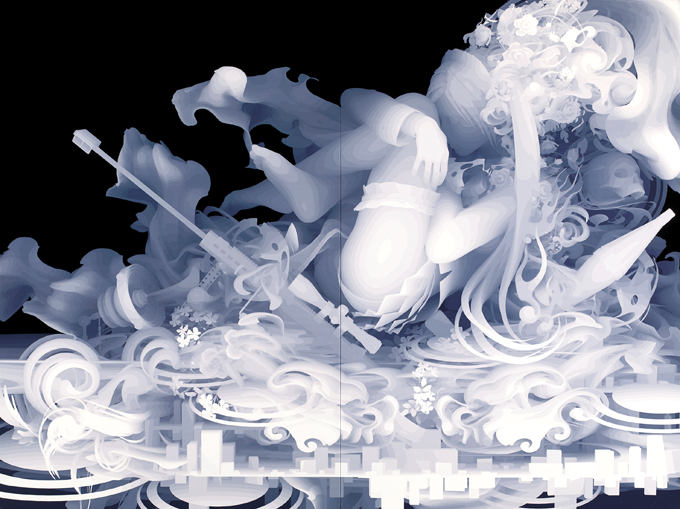 高松和樹《何ダカ意味ガ解ラナイ事ノ為ニ。》 2014年 ミクストメディア