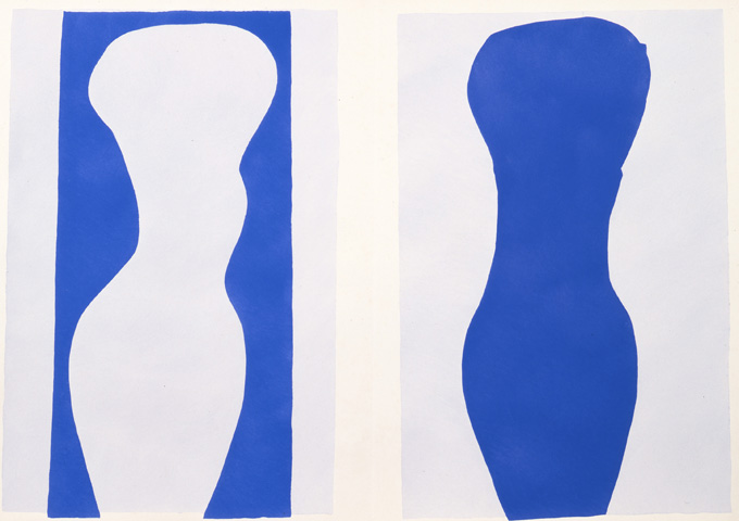 アンリ・マティス《「ジャズ」9 形態》1947年 ステンシル、紙 40.8 x 57.7 cm 所蔵：神奈川県立近代美術館