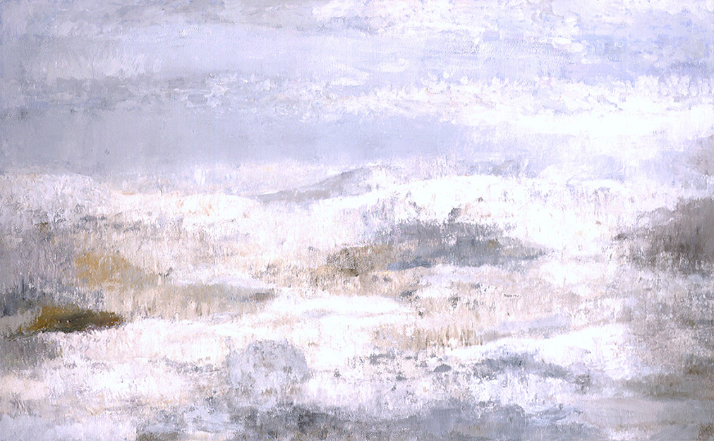 田村一男「雪の白樺湖」1997年