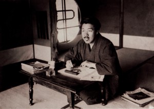1919年頃　自宅にてアニメーション原画制作中の北山清太郎
