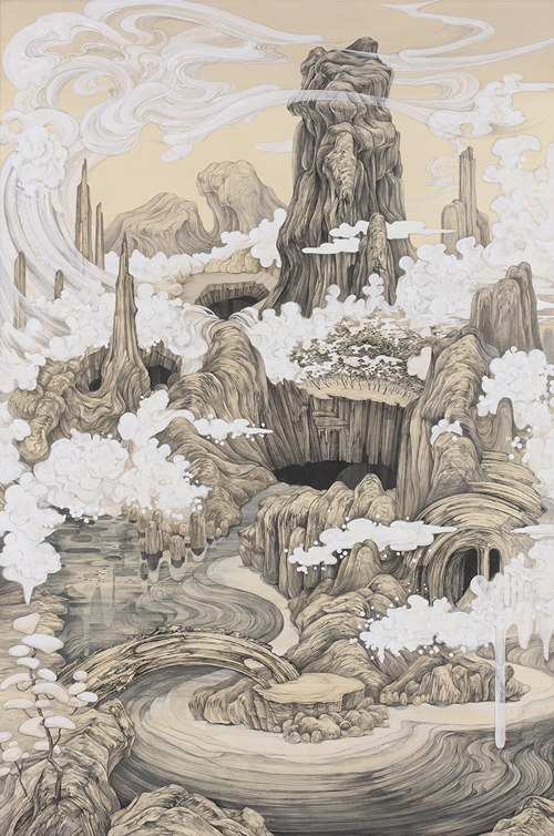 中澤美和《環（めぐ）る景色》193.9×130.3 ㎝　準大賞