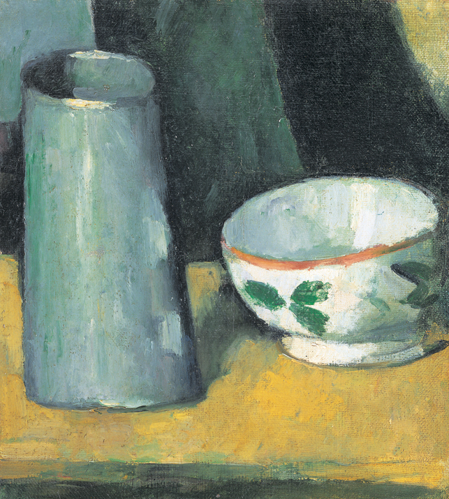 ポール・セザンヌ《鉢と牛乳入れ》1873-77年頃