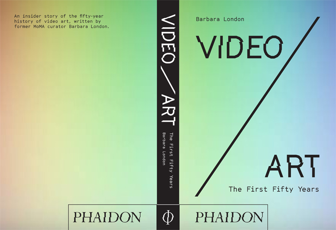 バーバラ・ロンドン著『ビデオ・アート』の表紙と裏表紙