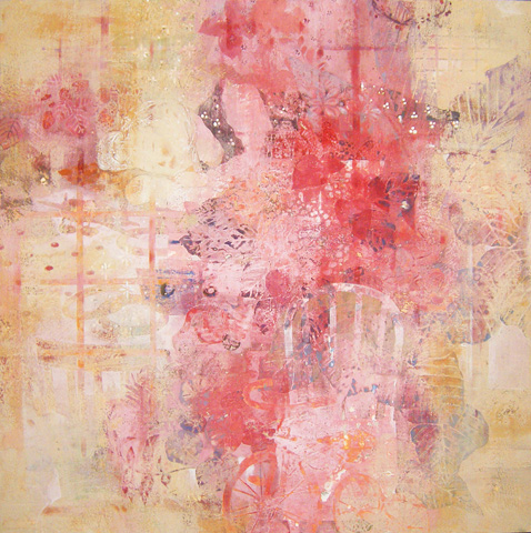 《春の絵本》2009年　116.7×116.7cm