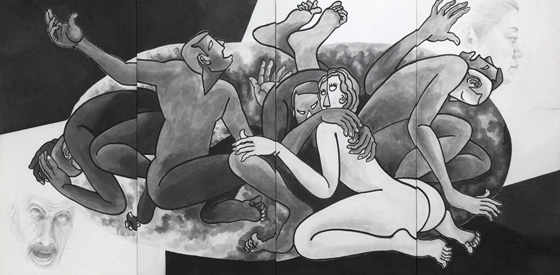 人生は悲しい。芸術がその悲惨さを埋め合わせてくれるとも思わないが、人の運命なんて達成した結果とは無関係…。東日本大震災後の想いである。<br />
この形態と生・死のテーマは引き続き追求して行くつもりであり、この先どのような展開になるか、自分への挑戦である。