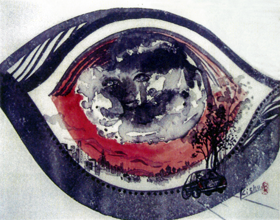 素晴らしい時代の進化は究極には、どこへ向かって行くのか、末恐ろしいことです。人間は精巧な物体の集合体であり、時には欲の智恵の働きで、本来の優しさを失うこともあります。目はこの世の森羅万象すべてを写し出し脳と連携しながら行動し喜怒哀楽を表現し続ける心の窓であり良き事も、悪しき事も凝視し続ける大切な部分です。