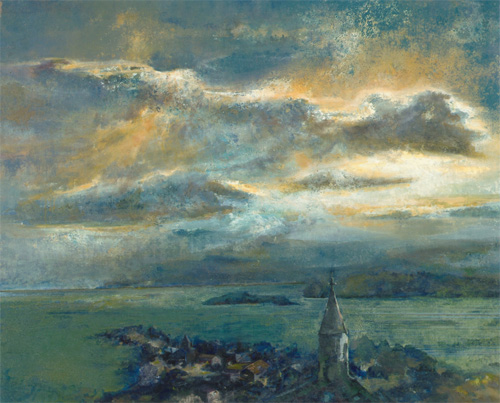 長崎・五島列島の教会を取材し、はや15年、長い歴史の中で人々が日々祈りを捧げてきたことに想いを馳せ、描いております。<br />
これからも「平和と祈り」をテーマに、ライフワークとして描き続けていきたいと思っています。