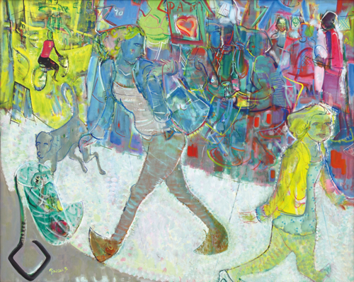 十数年前、パリのノートルダム寺院の広場でスケッチをしていた時のことだ。交通妨害のためかポリスがやってきて「お前はプロかアマチュアか？」と聞いていた。自分としてはプロの意識があるので、「私はプロだ」と言った。するとそのおまわりさんは「それならモンマルトルの丘の上に行け」と叫んだ。これは日本では考えられないやりとりだ。以降、私はどこへ行っても、プロとしてより絵の好きなアマチュアの気持ちでスケッチをしている。